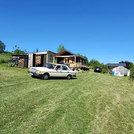 Drewniany Z Sauna Сasa de vacaciones Bienkowka