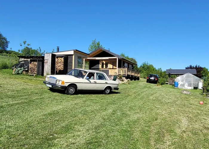 Drewniany Z Sauna Prázdninový dům Bienkowka