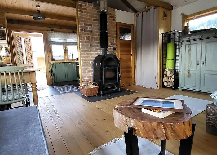 Drewniany Z Sauna Дом отдыха *