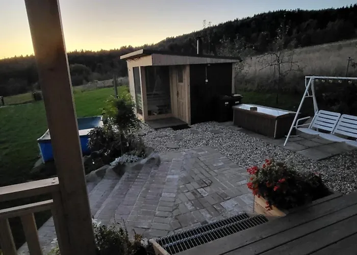 Drewniany Z Sauna * Bienkowka